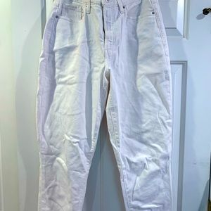 Old Navy Curvy Cut White Jeans